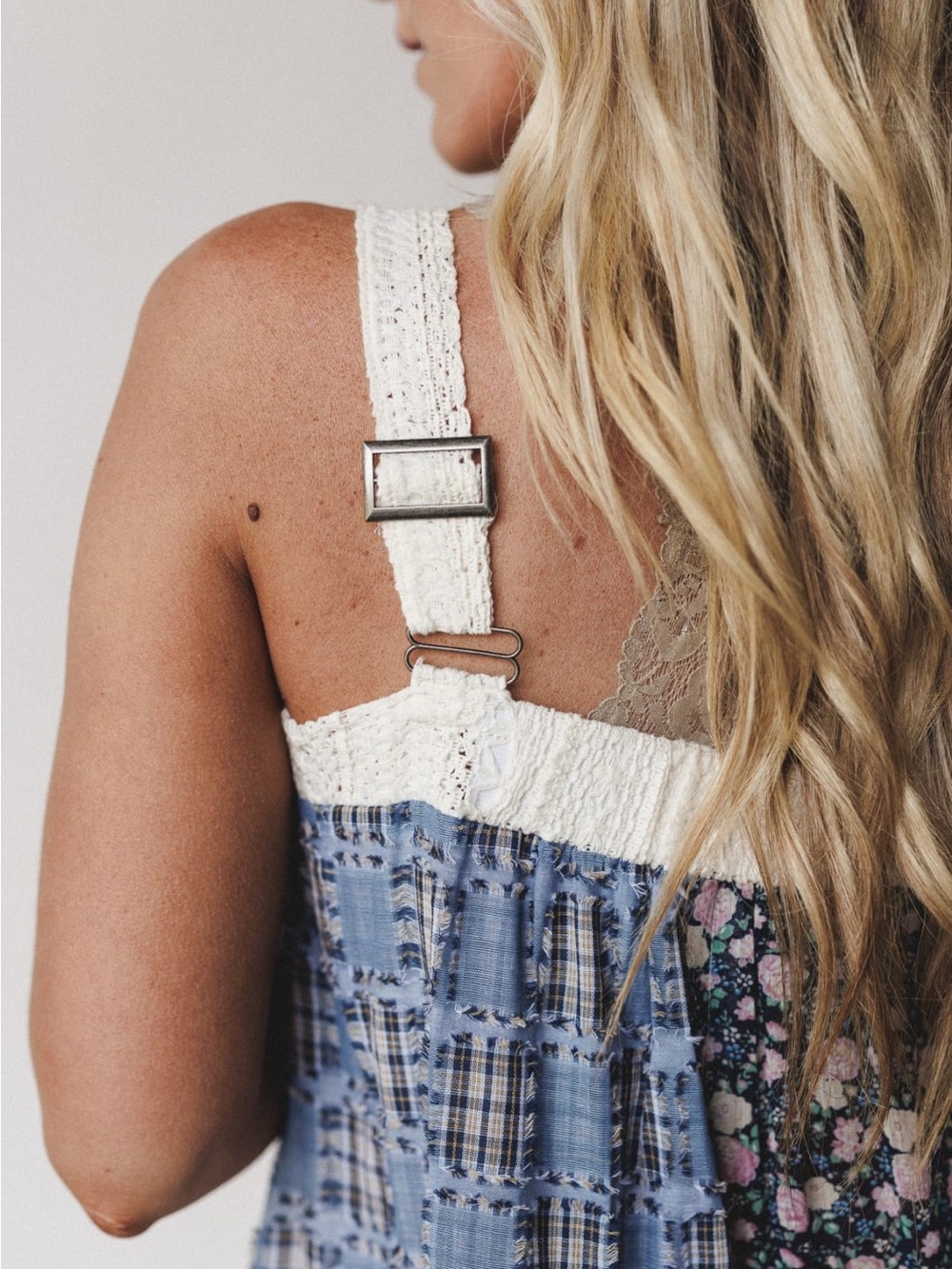POL Golden Fields Patchwork Dress - Picture 4 of 7